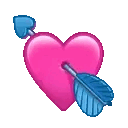 Gif animé coeur rose